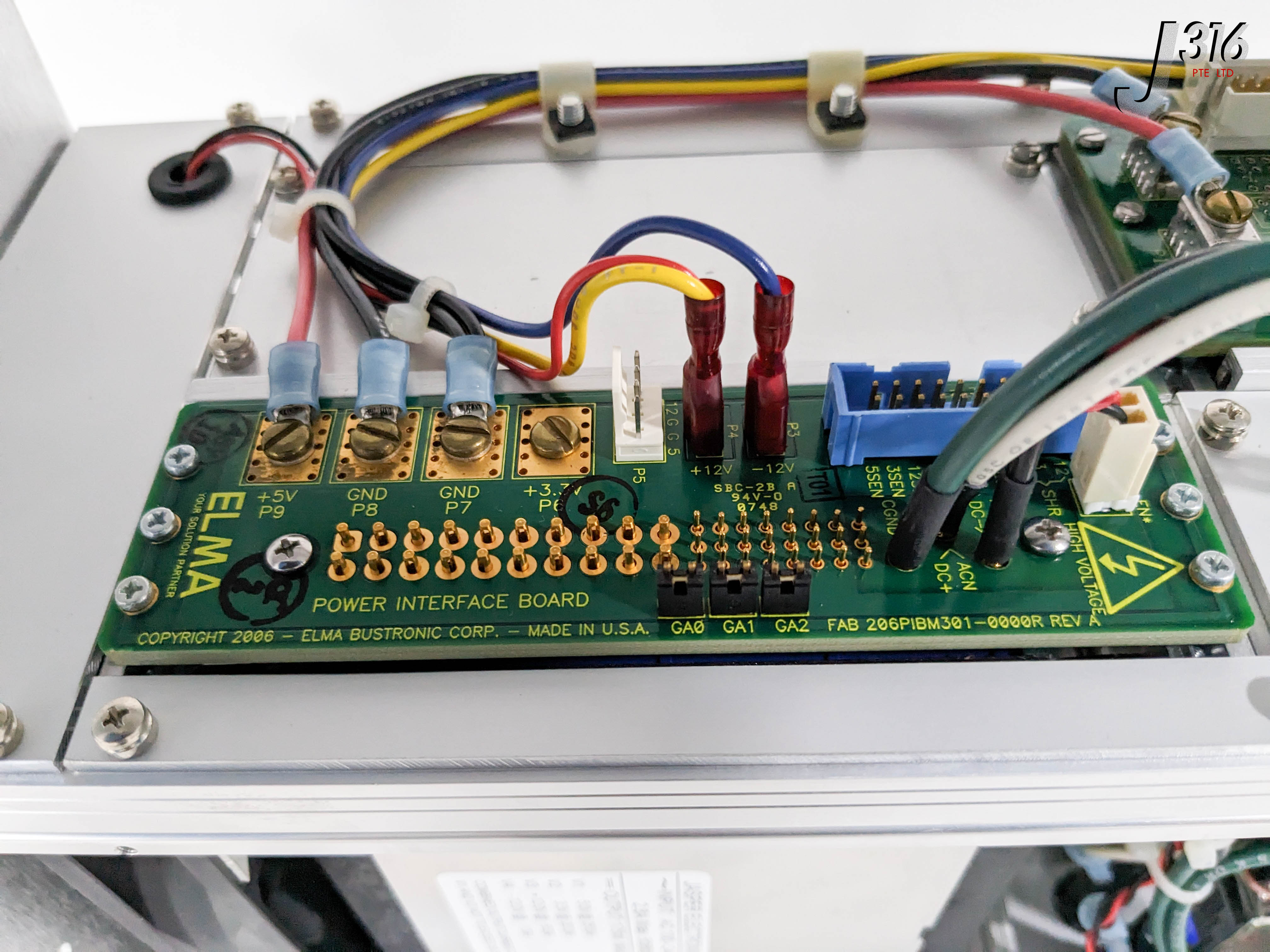 36687 GE FANUC VMEBUS CONTROLLER ASSY W/ POWER SUPPLY PCI174-1022